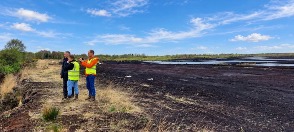 Field trip on a peatland in Co. Kildare and Offaly